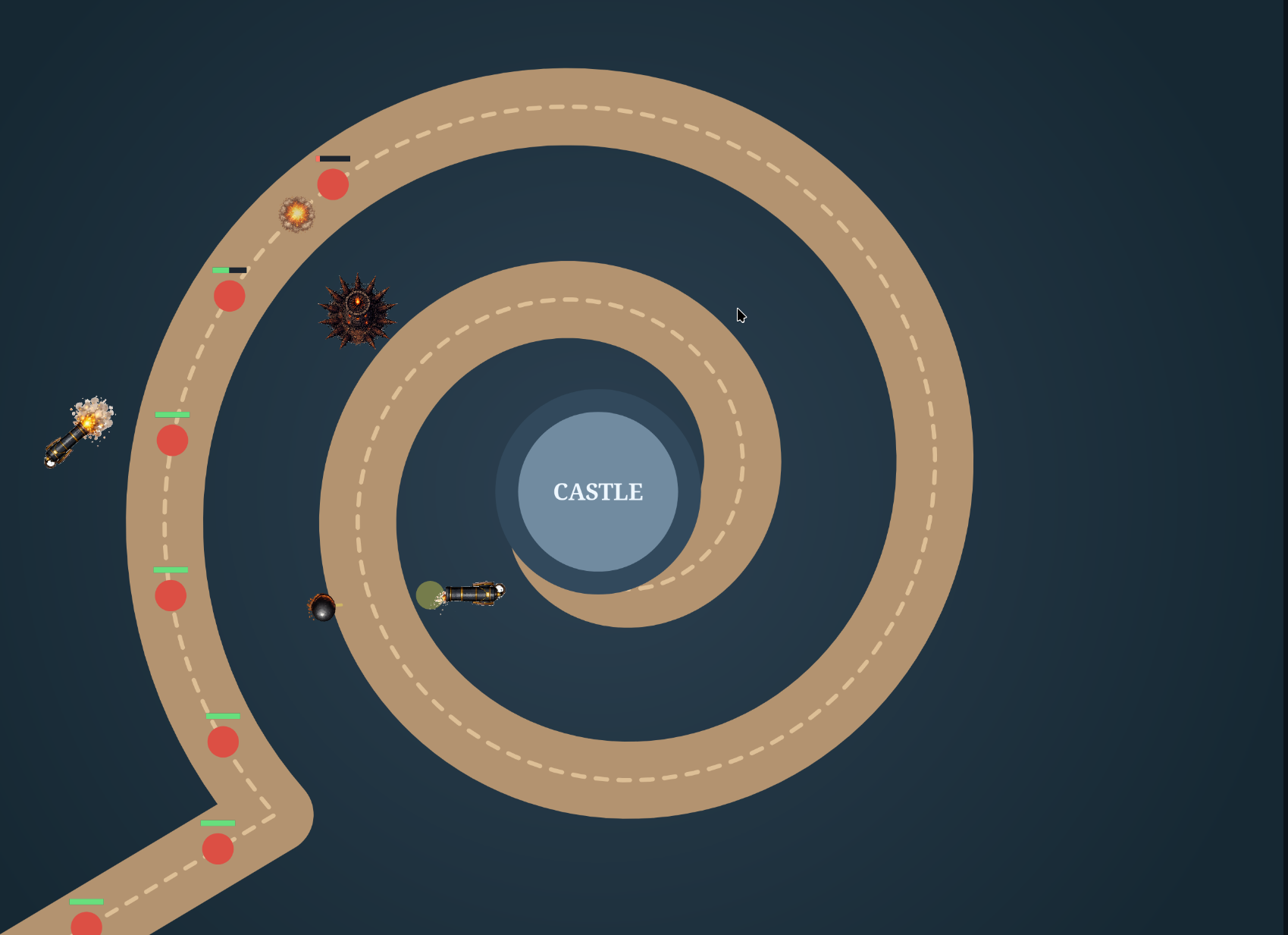 Web games project screenshot